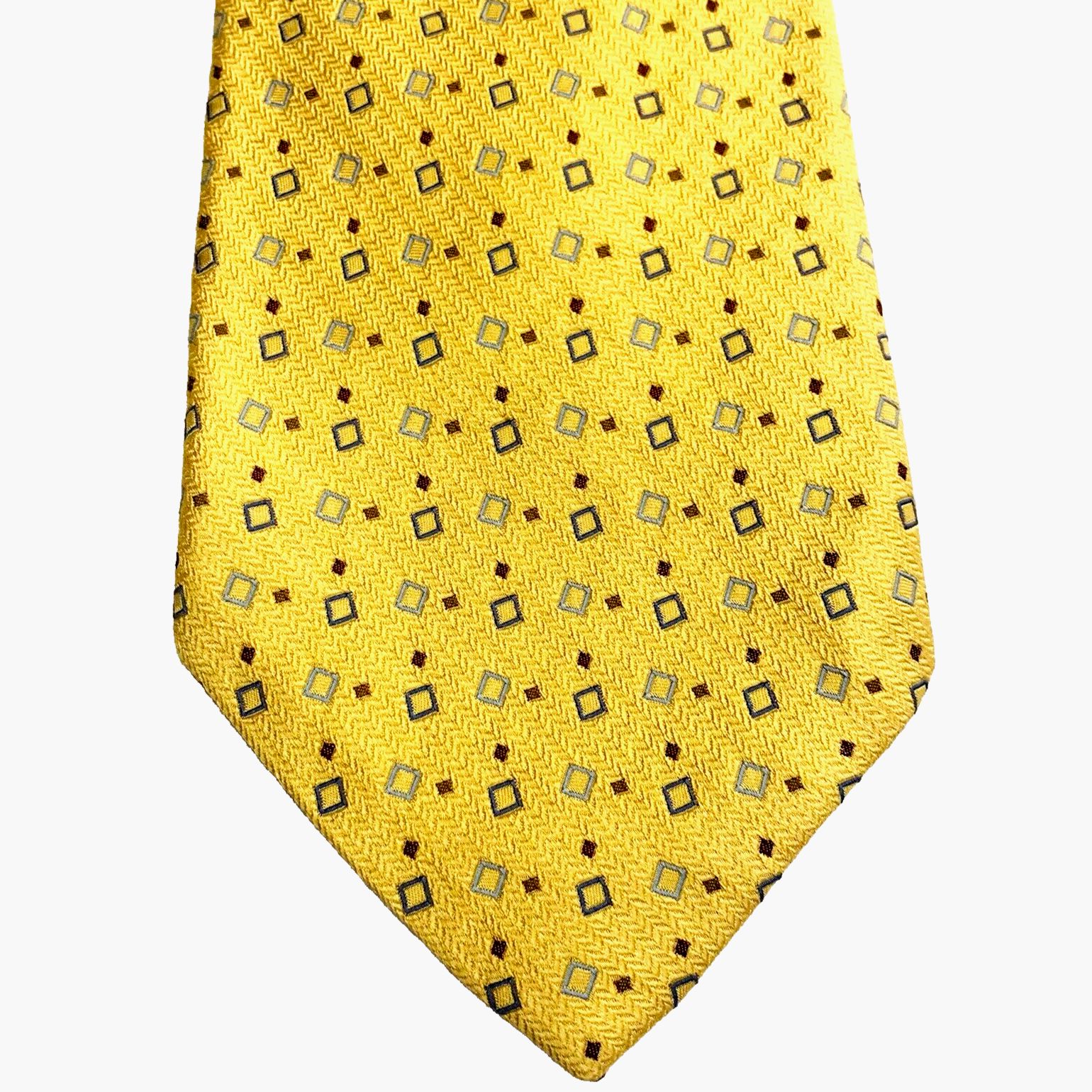 Robert Talbott Best Of Class T Tie Square Geometric Gold Yellow Silk Nordstrom